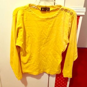 Yellow Lizsport Top, size S